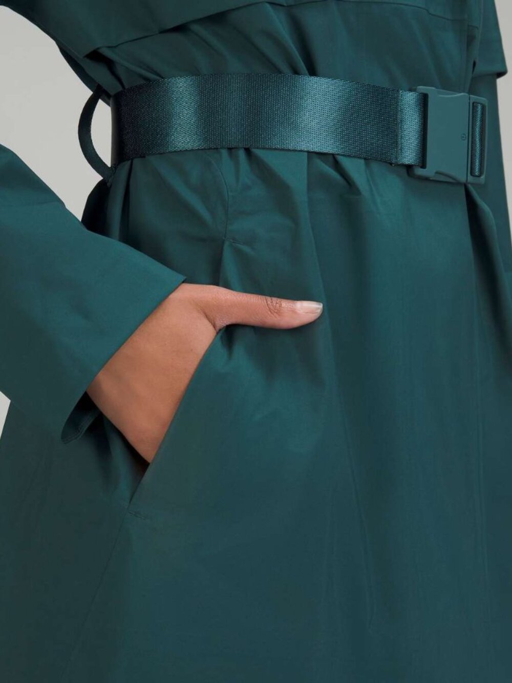 💚NWOT Lululemon Belted Rain Trench Coat - Picture 7 of 7